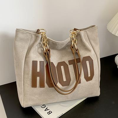 TEMU New Large-capacity Handbag For Womenstylish Spring Commuter Shoulder Bagcasual Simple Handheld Storage Bag Image