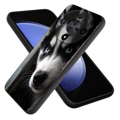 TEMU Silicone Cover Featuring A Cute Husky For And Huawei Models Including The X9a, X9b, P40, P20, And More. Image
