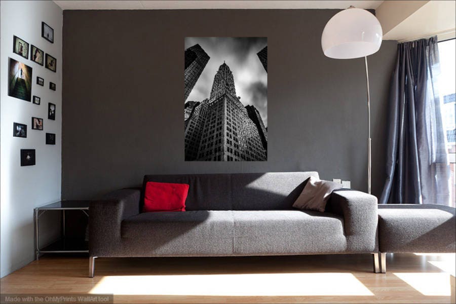 Chrysler Building New York Photography - Città in bianco e nero Urban Manhattan NYC Architecture - Fotografia Stampa fotografica Home Decor Wall Art