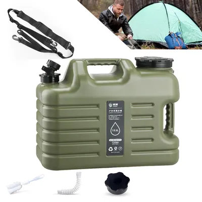 5 Gallon Water Jug with Spigot Camping Water Container Leak-Proof Portable Water Tank Large Capacity BPA Free for Camping Hiking