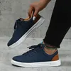 Damen Casual Sportschuhe Leder Schnürschuhe, modische und vielseitige Skateboards chuhe neue Vier-Jahreszeiten-Sportschuhe