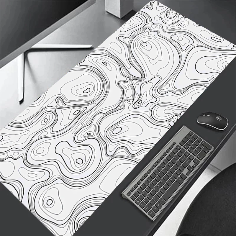 Computer-Mauspad Strata Liquid Gaming PC Deskmat Laptop PC Zubehör Rutschfeste weiche Matte XXL-Größe Mousepad Große 900 x 400 Matten