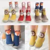 Frühling Baby Kleinkind Schuhe Baby Schuhe Non-slip Fuchs Tiger Verdickung Schuhe Socke Boden Schuhe Fuß Socken Tier Stil