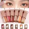 Doppelte Farbe Glitter Matte Lidschatten Stick Langlebige Wasserdichte Bicolor Schimmer Tragbare Lazy Beauty Make-Up Kosmetik