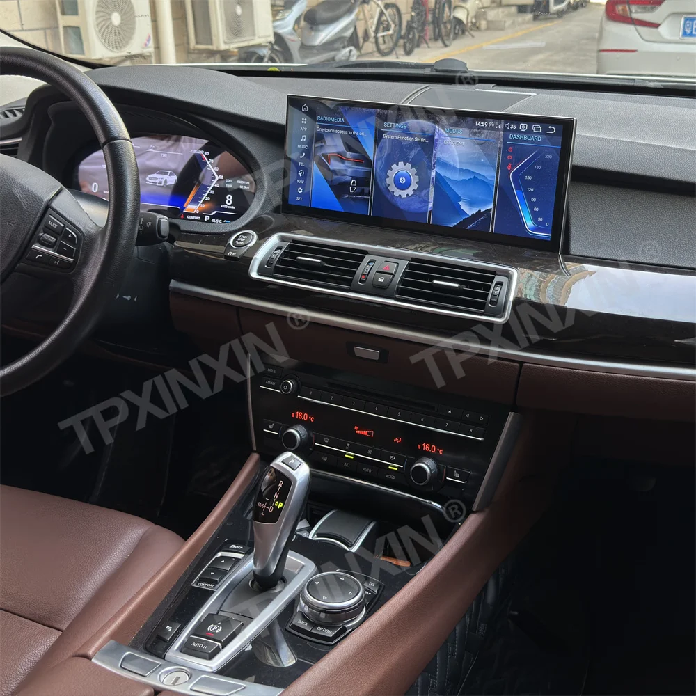 15,8 "2K HD Bildschirm Qualcomm Auto Radio CarPlay Android 14 Für BMW 5GT F07 535GT 555GT 2009-2017 GPS Multimedia Player Wärme Einheit Image