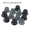 100pcs for Microsoft Xbox 360 controller Black / Gray Analog Sticks Thumbsticks Joystick Cap Mushroom Head Grip Cover