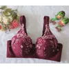 Plus Größe Frauen Push-Up Bh Unterwäsche Bh Bralette Bh Soutien Schlucht Wein Rot 34 36 38 40 42 44 46 48 B C D E Tasse brasier mujer