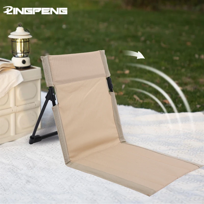 Faltbare Camping Stuhl Outdoor Garten Park Einzigen Faul Stuhl Rückenlehne Kissen Picknick Camping Klapp Zurück Stuhl Strand Stühle