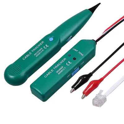 Cable Tracker Wire Tracer Ethernet Tracker Telephone Tone Generator Line Toner Tester for Network Telephone Line Continuity Test