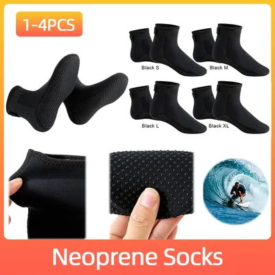 3mm Neoprene Socks Diving Socks Wetsuit Surf Aqua Shoes Non-slip Swimming Fins Socks for Diving Boots Beach Sock For Men Women