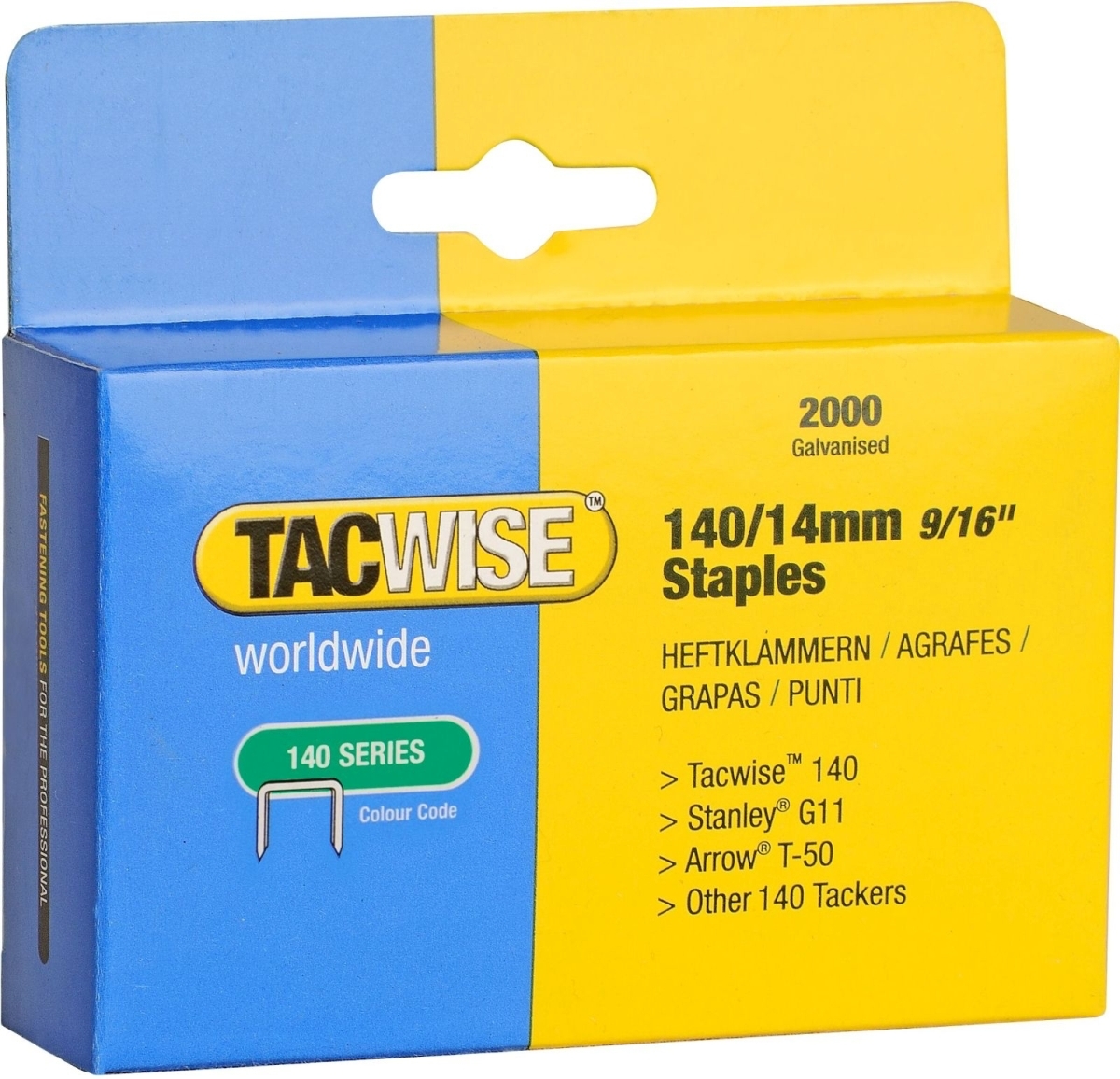 TACWISE Heftklammern 140/14mm verzinkt VE=2000 Stück Image