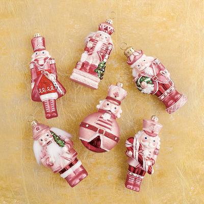 Set of 6 Collectible Nutcracker Ornaments - Blue - Frontgate