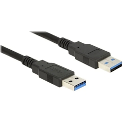 DeLOCK USB-Kabel USB 3.0 A->A 2m schwarz Image