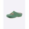 Pantoffel WALDLÄUFER, Damen, Gr. 36, grün (apfel), Filz, modisch, Schuhe Hausschuh Pantoffeln