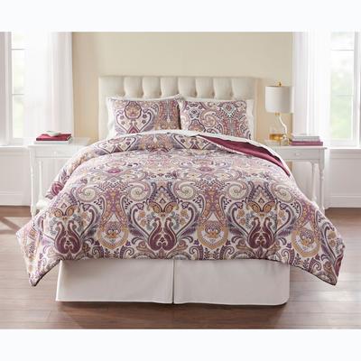 Plus Size Women's BH Studio 3-Pc. Microfiber Comforter Set by BH Studio in Lavender (Size QUEEN)