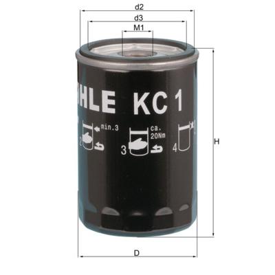 MAHLE Universal Ø76,0mm 76,0mm für RENAULT TRUCKS FIAT VM FORD GMC 3046903 0003064963 0003046903 KC 1 Image