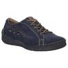 Schnürschuh JOSEF SEIBEL "Fergey 40", Damen, Gr. 41, blau, Leder, casual, Schuhe, Freizeitschuh, Komfortschuh mit Wechselfußbett