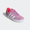 Sneaker ADIDAS SPORTSWEAR "VL COURT 3.0 KIDS", Gr. 37, preloved lila, cloud weiß, lucid rot, Leder, Synthetik, sportlich, Schuhe, inspiriert vom Design des adidas samba