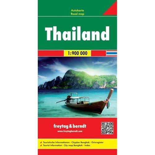 Freytag & Berndt Autokarte Thailand. Thailandia. Thailande, Karte (im Sinne von Landkarte)