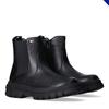 Chelseaboots TOMMY HILFIGER, Kinder, Gr. 32, schwarz, Synthetik, Polyester, modisch, Schuhe, Chunky Boots mit Innenreißverschluss