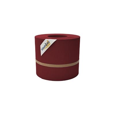 zaun|zu® Sichtschutz Premium für Doppelstabmatten Zaunblende Bordeauxrot, 26m Image