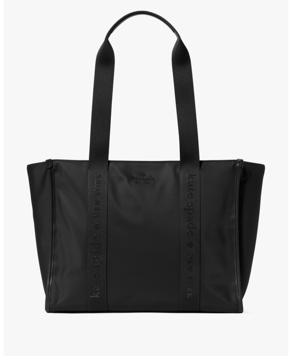 Kate Spade Womens Kip Ksnyl Large Tote - Black Nylon - One Size | Kate Spade Sale | Discount Designer Brands