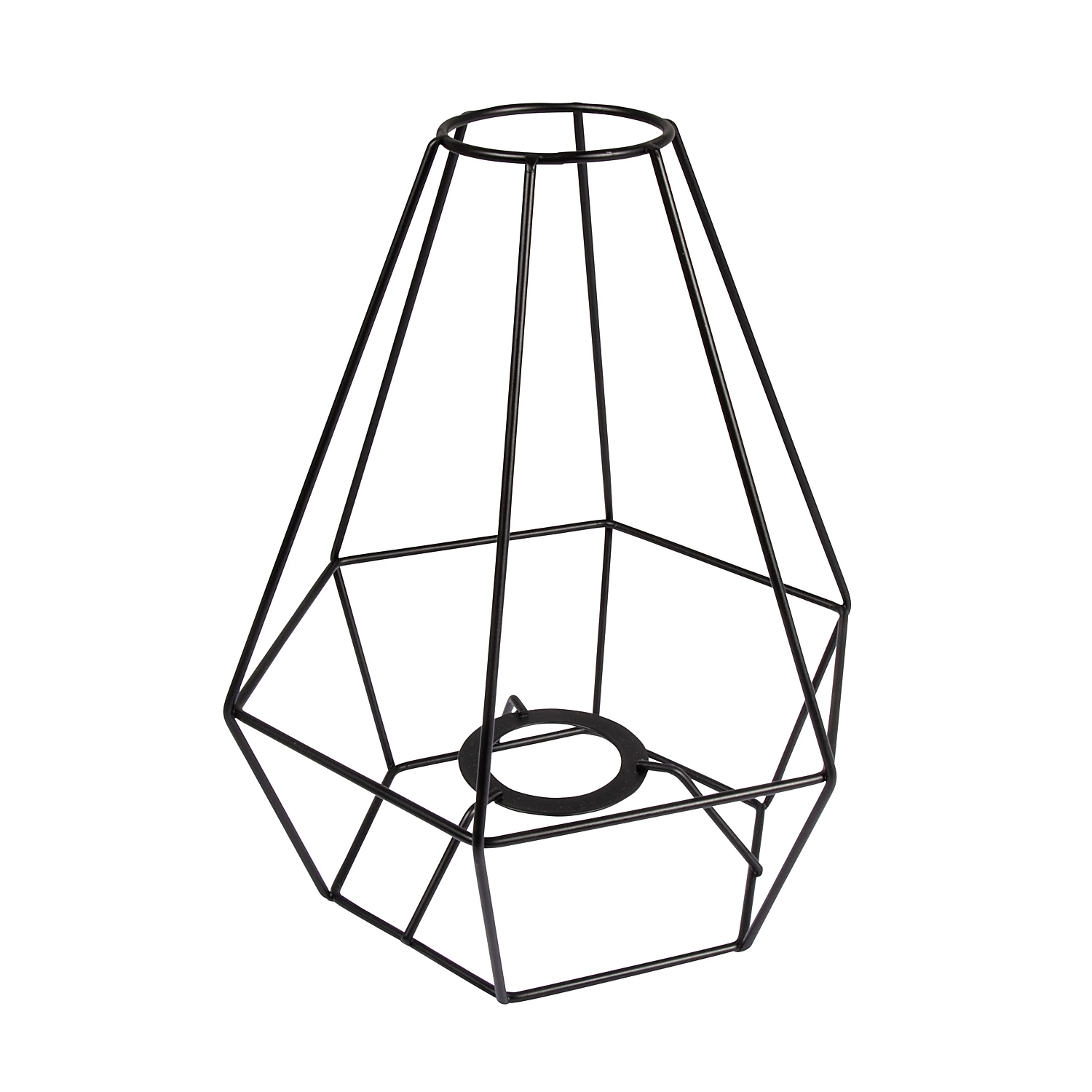 Metall-Lampenschirm, Diamant, 20 cm Ø
