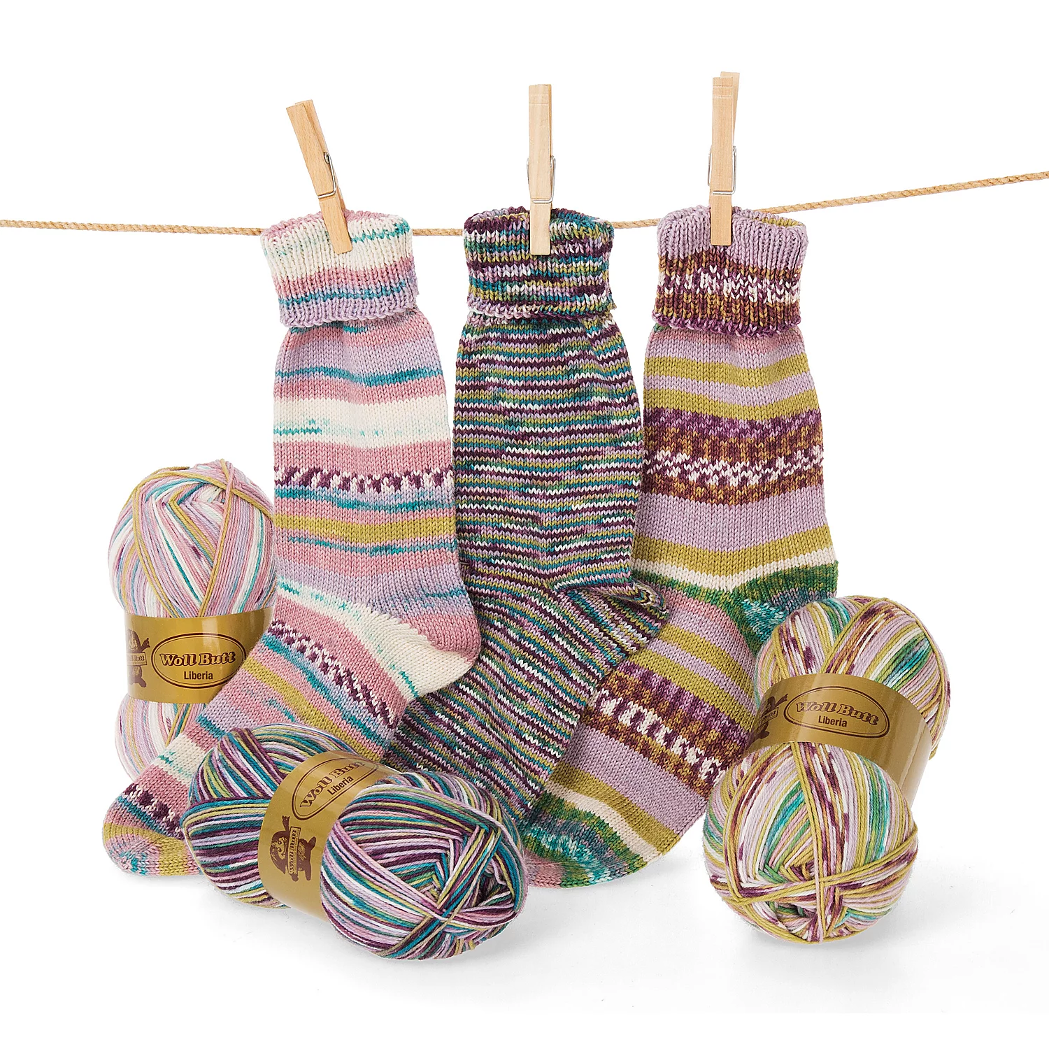 Woll Butt Laine à chaussettes "Liberia", 300 g