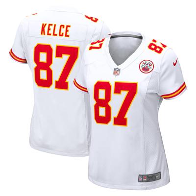 Kansas City Chiefs Nike Game Auswärtstrikot - Weiß - Travis Kelce - Damen Image