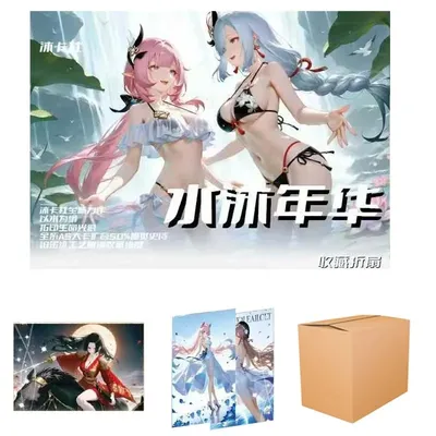 Großhandel Goddess Story Collection A5 Card Booster Box Wave1 Shui Mu Nianhua Sexy Style Waifu Kinder Spielkarten Tische Spiele Image
