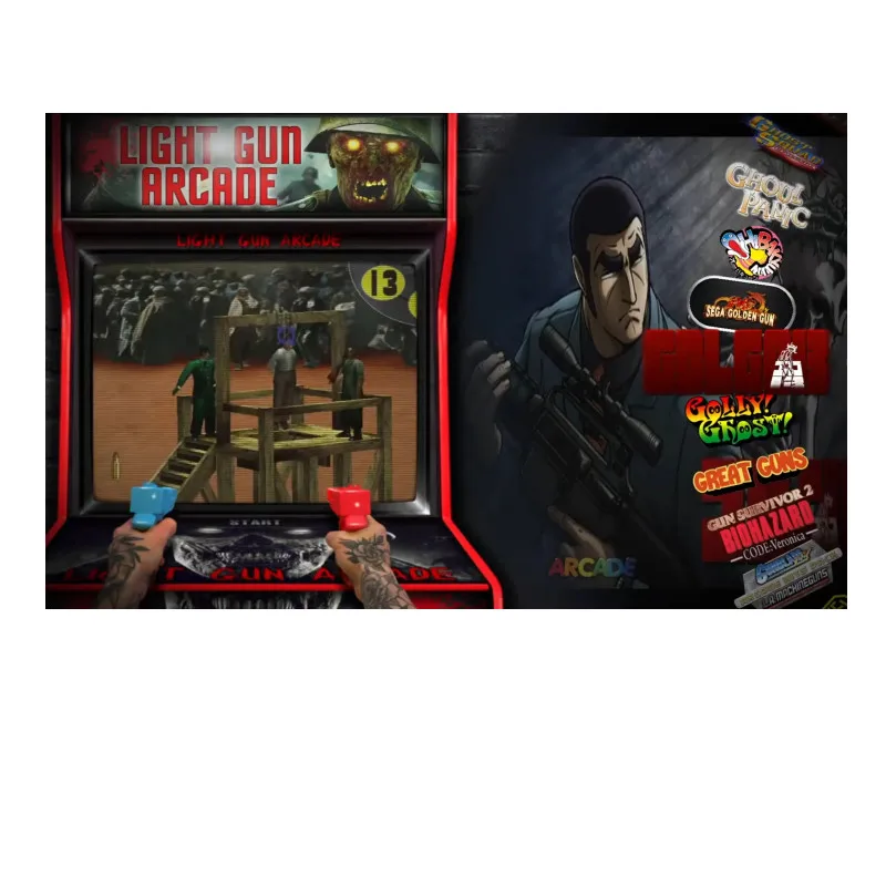 Coin OS Light Gun HDD Arcade Build für Windows PC – ab 200 Spiele mit Tutorial-Videos Arcade-Spiel-Festplattenzubehör Image