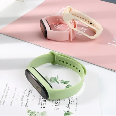 Strap Für Xiaomi Mi Band 7 6 5 4 Uhrenarmbänder Miband 6 NFC silikon Hohe qualität Ersatz correa mi band 3 4 5 Uhr Sport bands Image