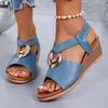 Frauen Schuhe Plus Größe 36-43 Sommer Mode Frauen Plattform Sandalen Casual Keile Slip auf Alias De Mujer Strand schuhe