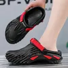 Sommer Neue männer Clogs Hausschuhe Mann Garten Schuhe Trend Plattform Sandalen Männer Freizeit Rutsche Atmungsaktive Ursache Schuhe Plus Größe 46 47