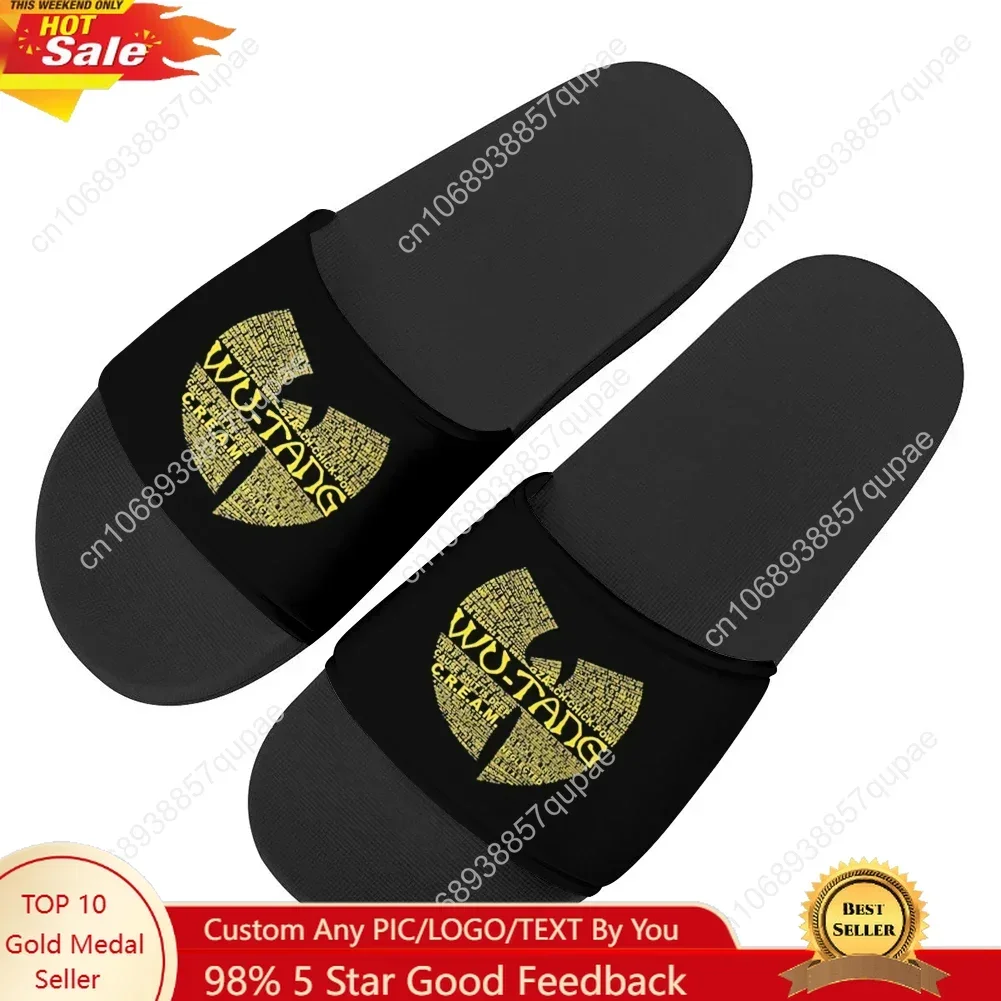 W-Wu-T Clan Home Clog Herren Damen Jugend Junge Mädchen Sandalen Schuhe Tang Garden Maßgeschneiderte atmungsaktive Schuh Strand Loch Hausschuhe Weiß
