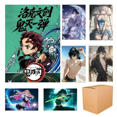 Demon Slayer Booster Box Großhandel Karten Luoke 2025, neue Acryl-Sammlung, Farbe, Papier, Karte, Brettspiel, TCG, Spielkarte, Geschenk Image