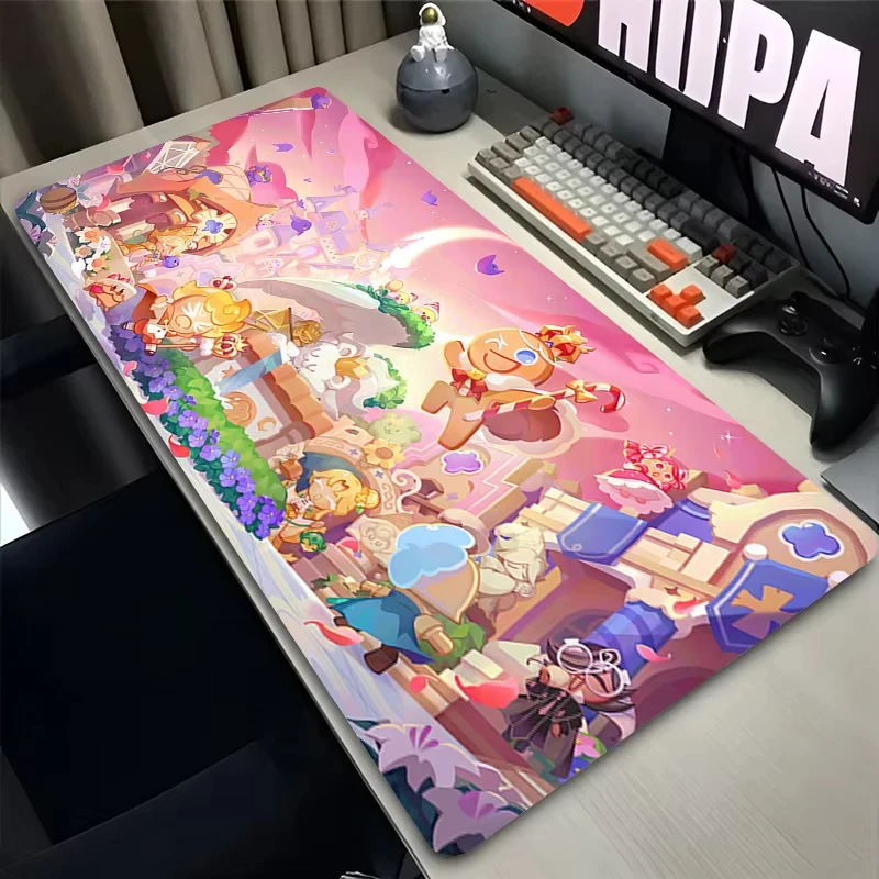 Mauspad, rutschfestes Gummi-Mauspad, Laptop, Gamer, Schrank, Cookies Run Kingdom, Tastatur-Pad, Büro, Computer, Gaming, Schreibtisch, Mauspad Image