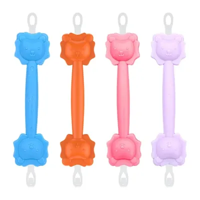 2 in 1 Designed Baby Nose Ear Cleaning Soft Tip Safety Cleansing Tool for Infants Easy to Clean Booger Remover