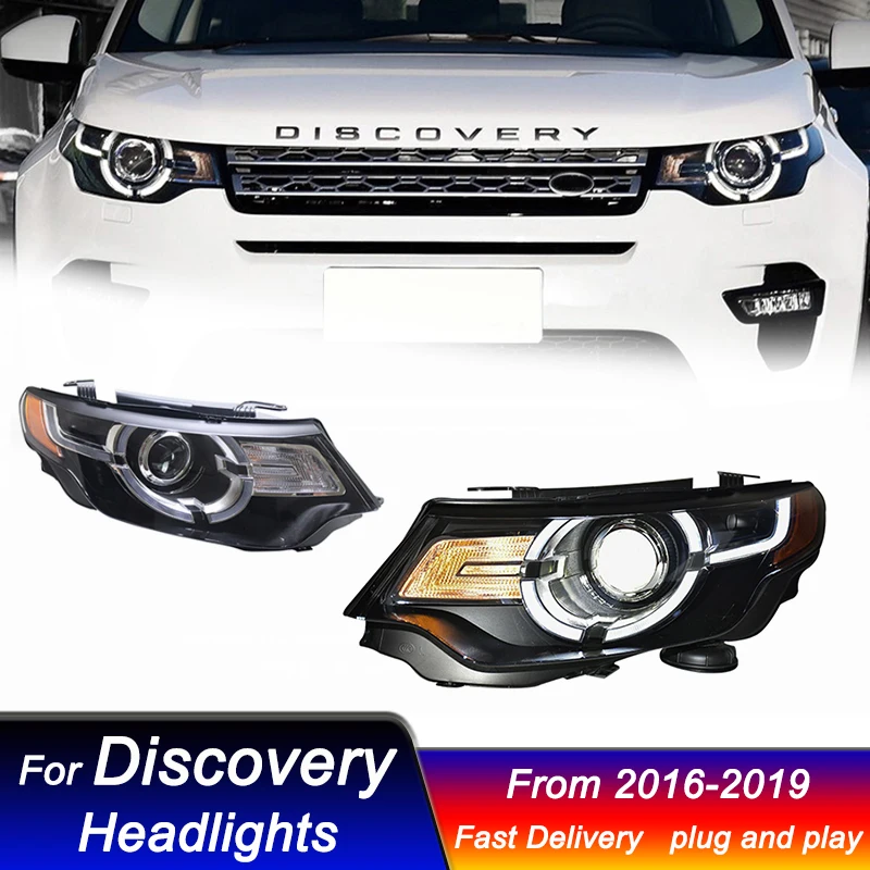 Fari per auto a LED completi per Land Rover Discovery sport 2016-2019 nuovo stile Full LED DRL Luce di segnalazione automatica Faro Accemblaggio