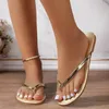 Mode Einfarbig Casual Hausschuhe Sommer Bequeme Silber Gold frauen Schuhe Strand Hause Flache Einfache frauen Hausschuhe
