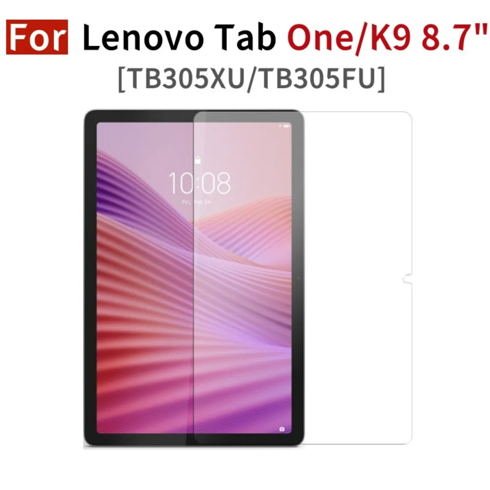 9H gehärtetes Glas Displayschutzfolie für Lenovo Tab One 8.7 Schutzfolie auf Lenovo Tab K9 2025 Bildschirmglas Image