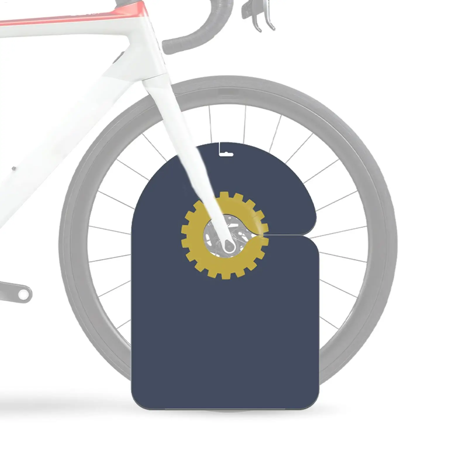 Deflettore per lavaggio freno a disco da ciclismo Protezione per disco ruota bici Copertura anti-olio per bicicletta Pulizia Piastra antivegetativa per lavaggio dischi bici da strada