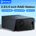 Meetiger Docking station per HDD a 2 alloggiamenti Docking station per disco rigido SATA a USB 3.0 per custodia per disco rigido esterno da 2,5/3,5 pollici