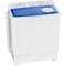 Auertech Portable Washing Machine, 28lbs Twin Tub Washer Mini Compact Laundry Machine with Drain Pump