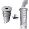 45-50mm Joint de Tuyau de Machine à Lave, Gris Bouchon Anti Odeur Machine à Laver Joint Machine à