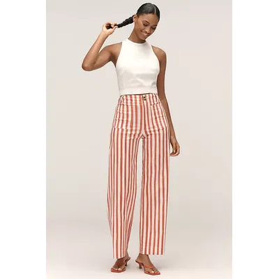 The Nephthys Illustrated! Colette Crop Wide-Leg Trousers by Maeve