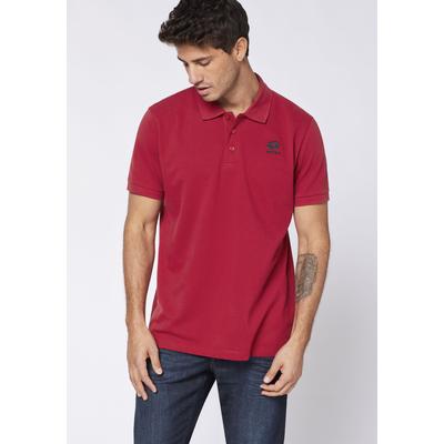 Poloshirt LOTTO, Herren, Gr. XXXL (64/66), rio rot, 100% Baumwolle, unifarben, sportlich, normal, ohne Ausschnitt, Kurzarm Flachstrickbündchen, Shirts, - in hochwertiger Baumwoll-Piqué Qualität Image