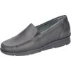 Mokassin WALDLÄUFER "K-INGA", Damen, Gr. 7 (40,5), schwarz, Nappaleder, unifarben, klassisch, Schuhe, Slipper, Schlupfschuh, Komfortschuh, Bequemschuh in K-Weite