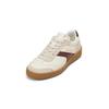 Sneaker MARC O'POLO "aus edlem Rindleder", Damen, Gr. 42, sanftes weiß, natural stone, Obermaterial: 100% Leder (Rind), unifarben, Schuhe