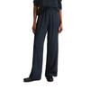 Chinohose MARC O'POLO "aus Viskose-Twill", Damen, Gr. 36, Normalgrößen, blau (tiefblau sea), Obermaterial: 100% Viskose, unifarben, casual, weit normal, Hosen